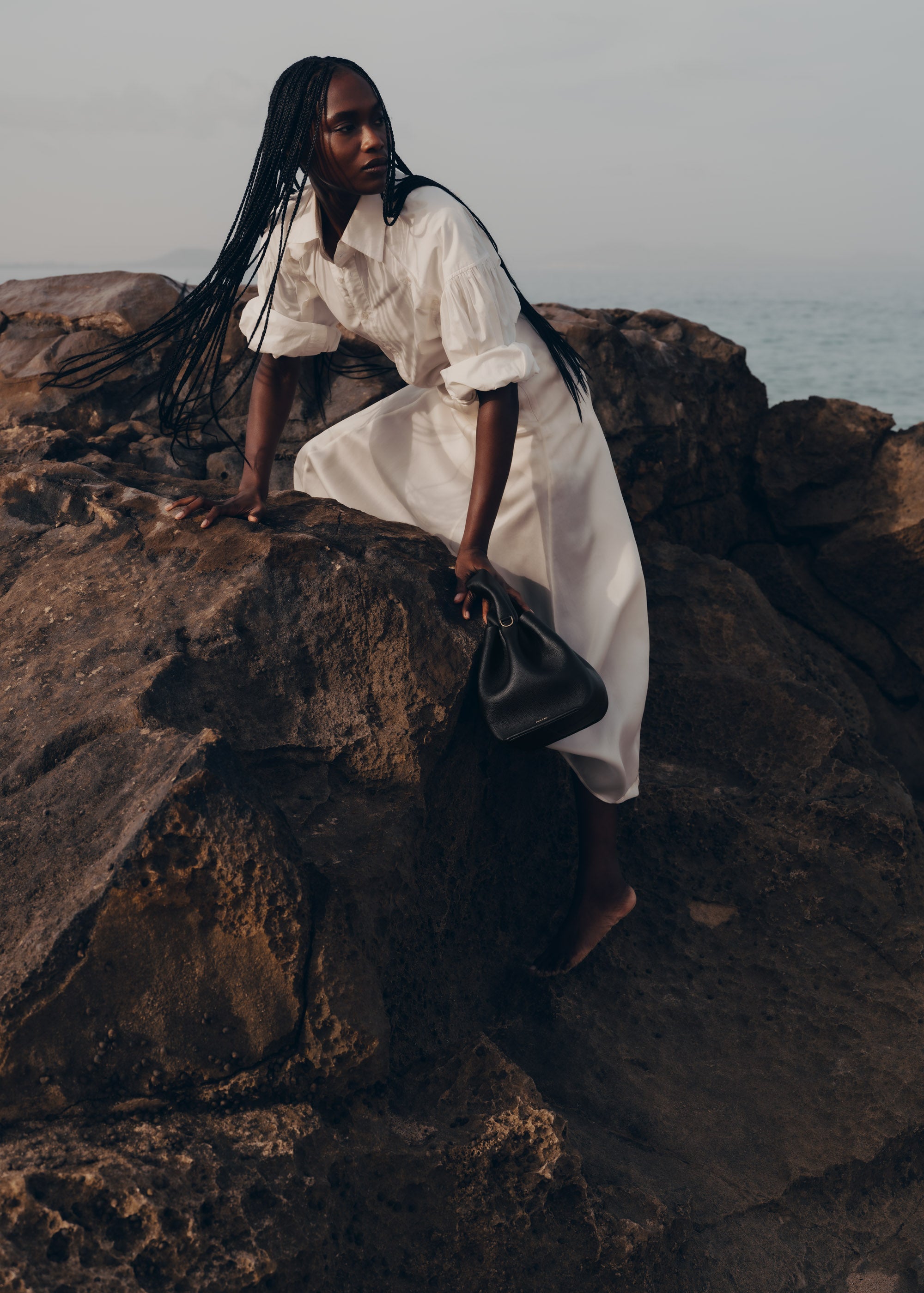 Numéro Neuf — Cuir Grainé Noir