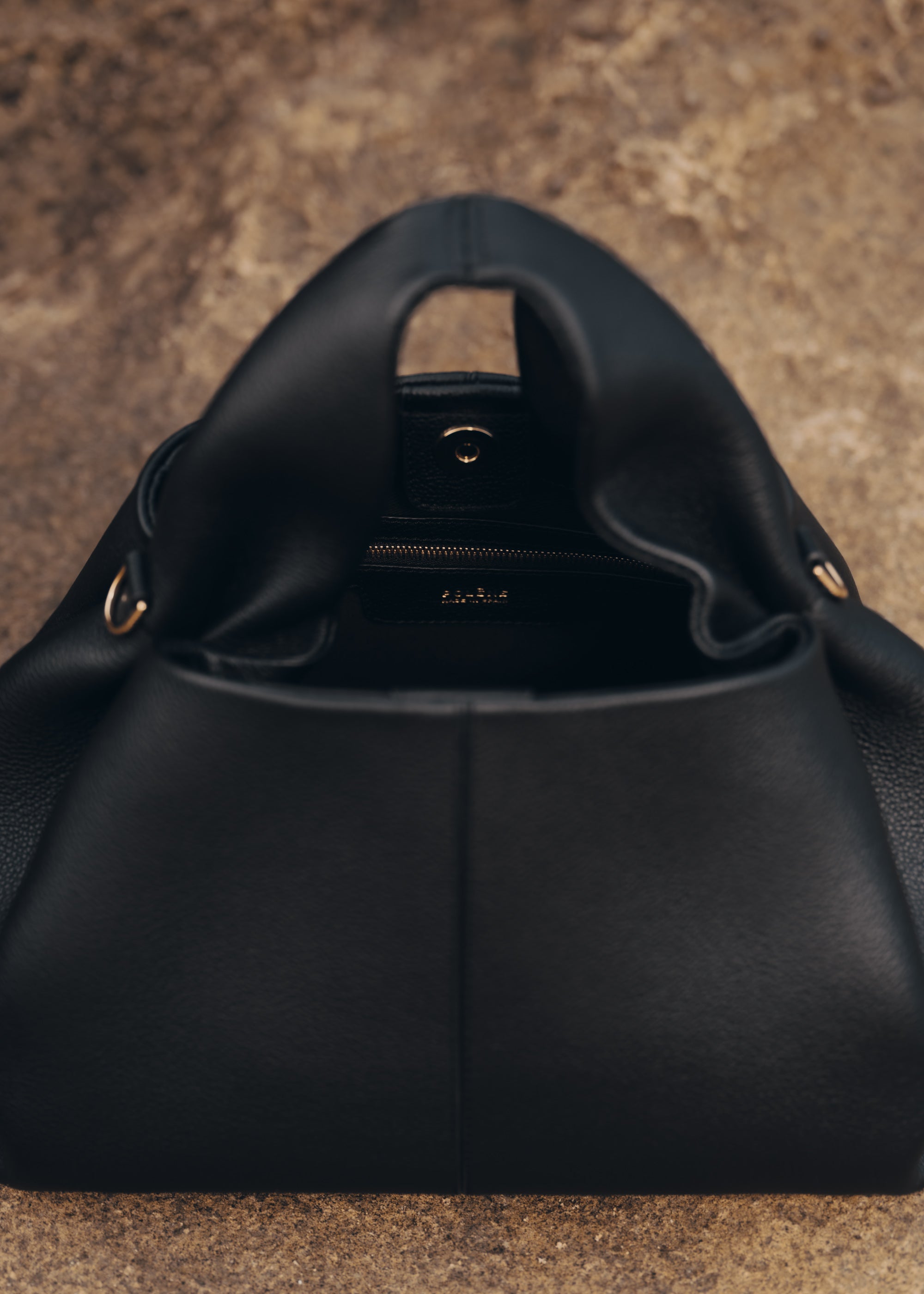 Numéro Neuf — Cuir Grainé Noir