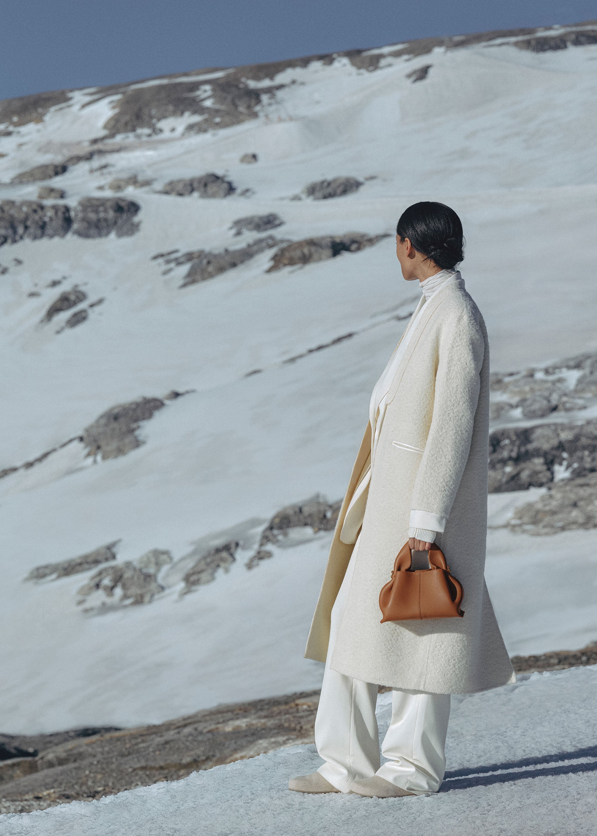Numéro Neuf Mini — Cuir Grainé Camel