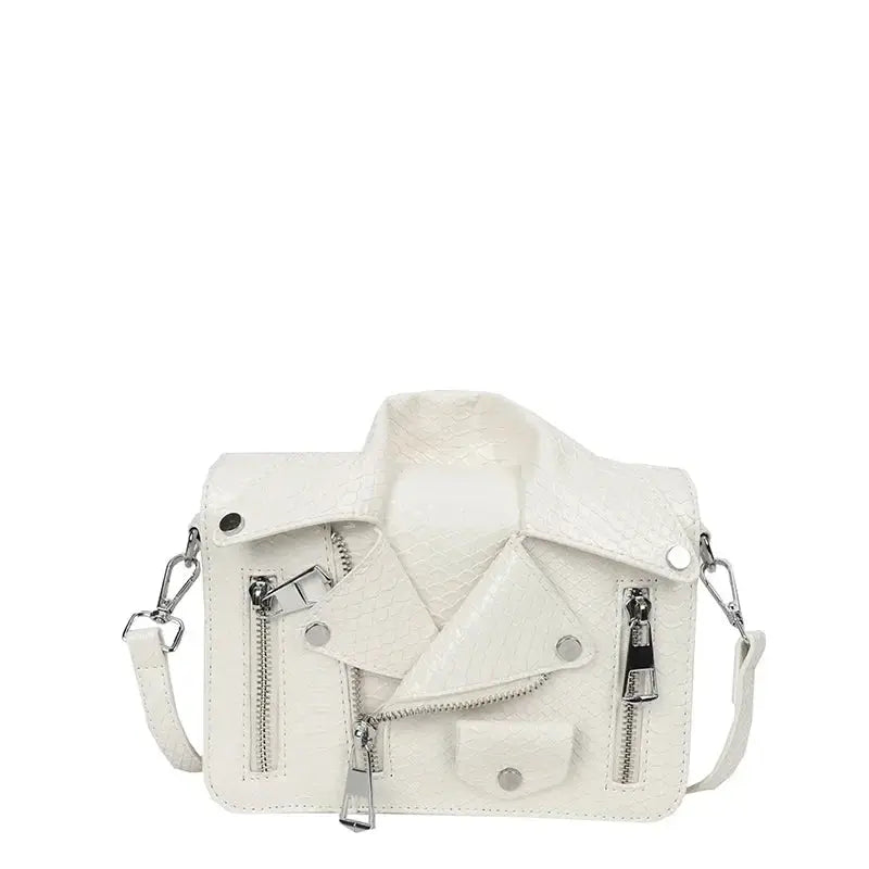 Shoulder Bag Tote 2025 Trend Lapel Jacket Women's Bag Purse Fashion Rivets Zipper Female Crossbody Bag Luxury Handbag