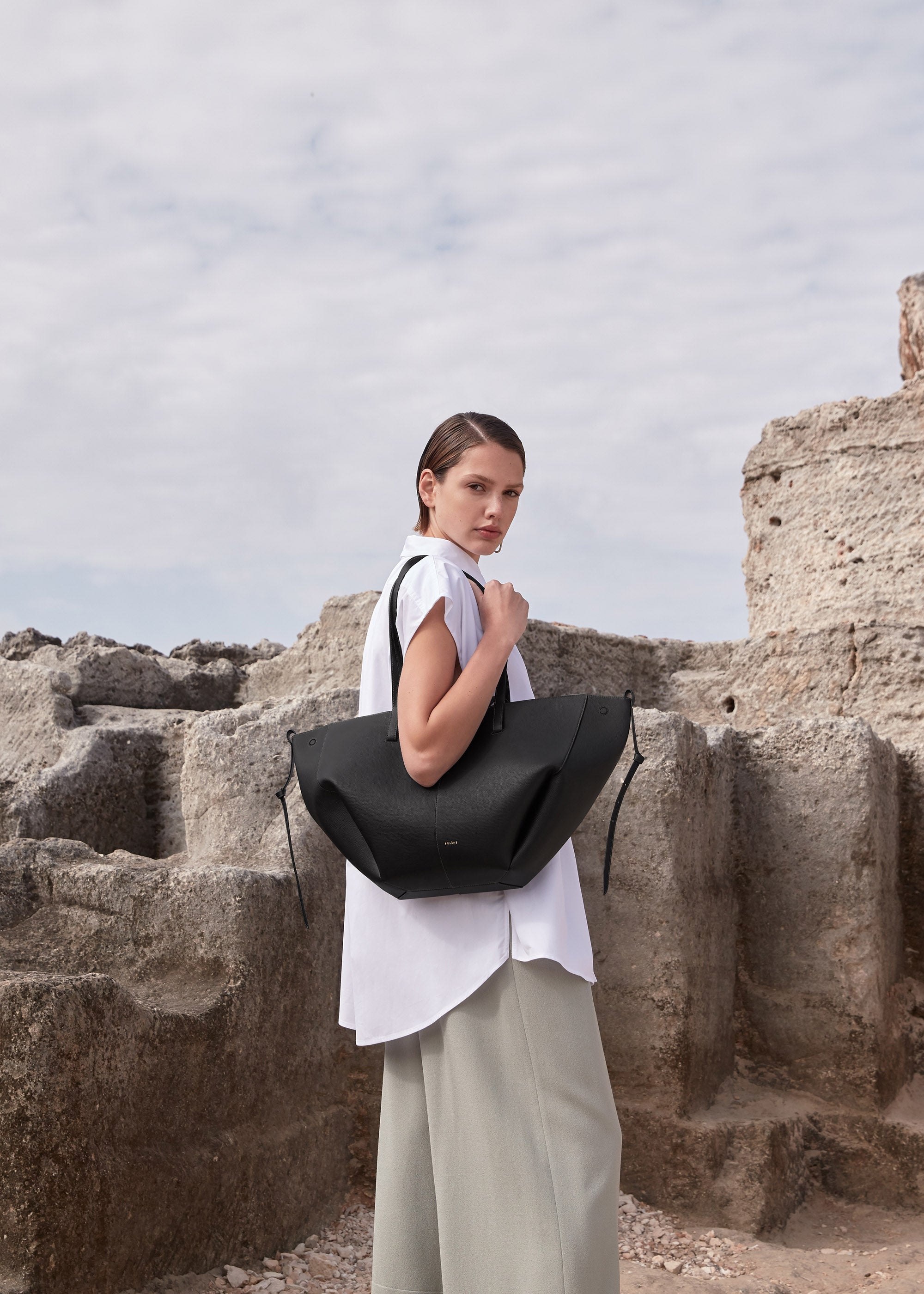 Cyme — Cuir Grainé Noir
