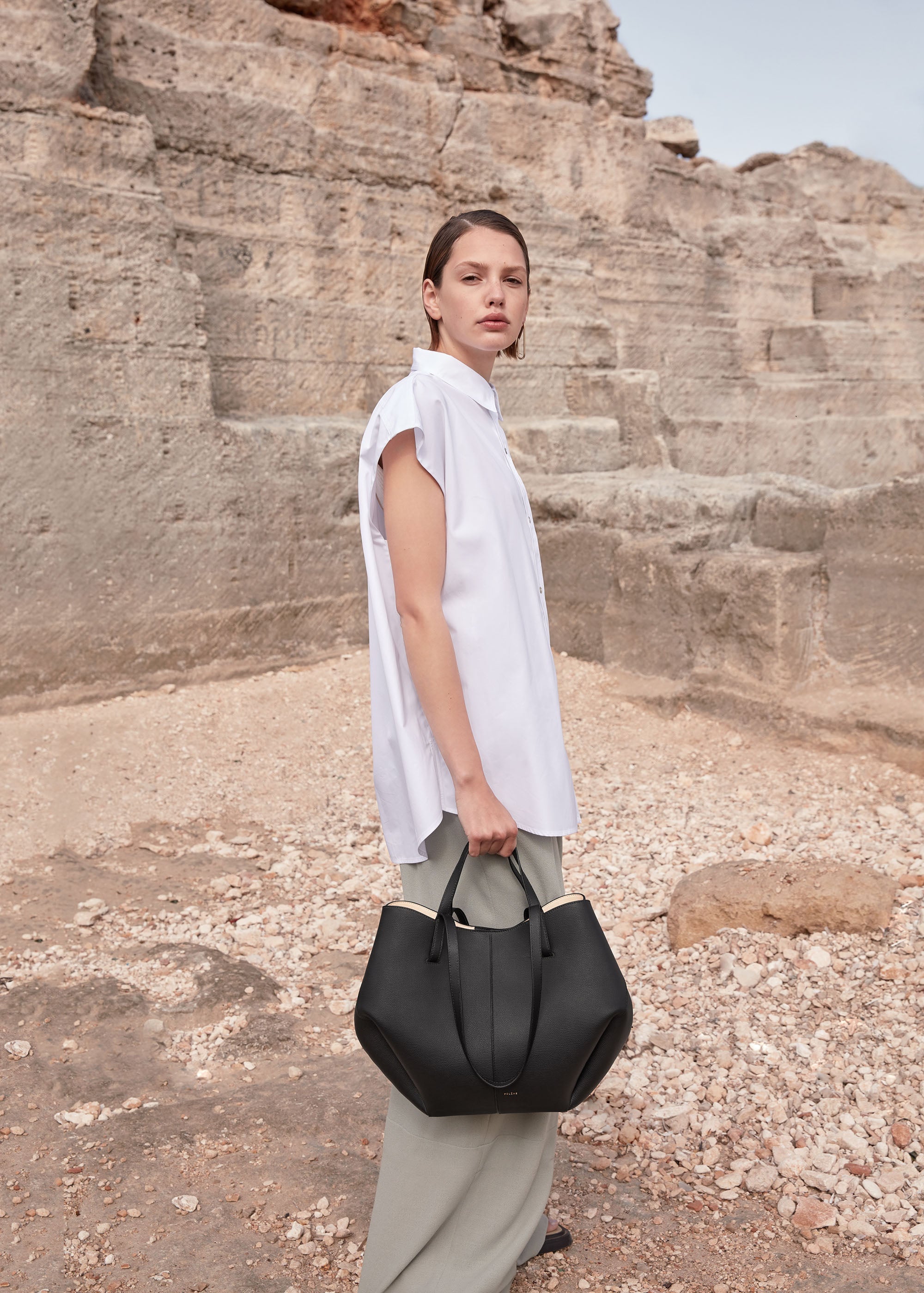 Cyme — Cuir Grainé Noir