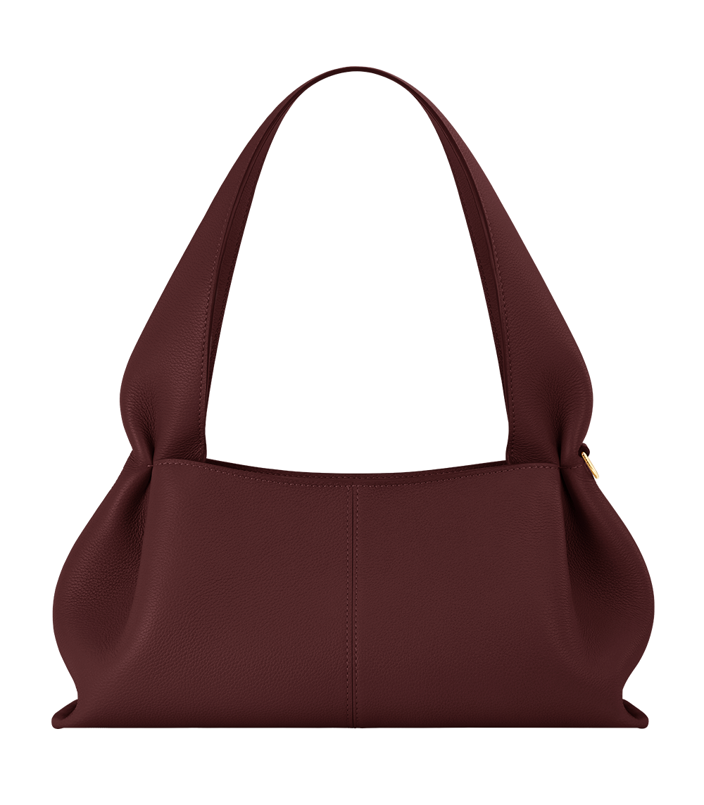 Numéro Neuf East West — Cuir Grainé Cerise Noire