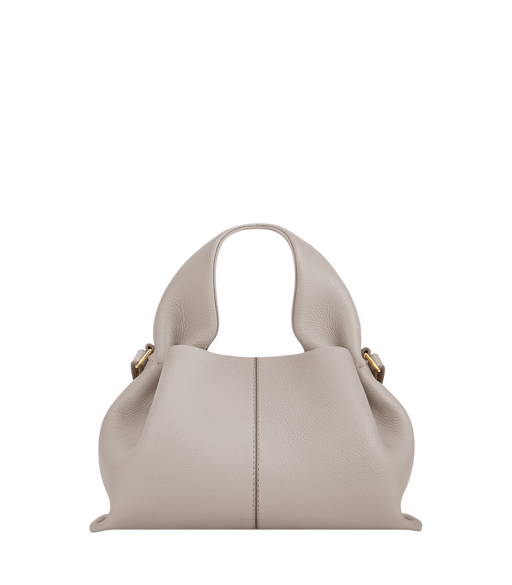 Numéro Neuf Mini — Cuir Grainé Brume