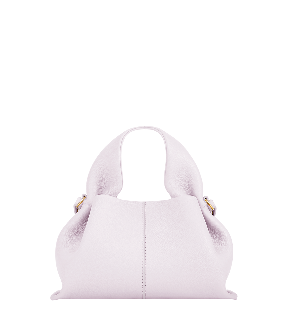 Numéro Neuf Mini — Cuir Grainé Glycine