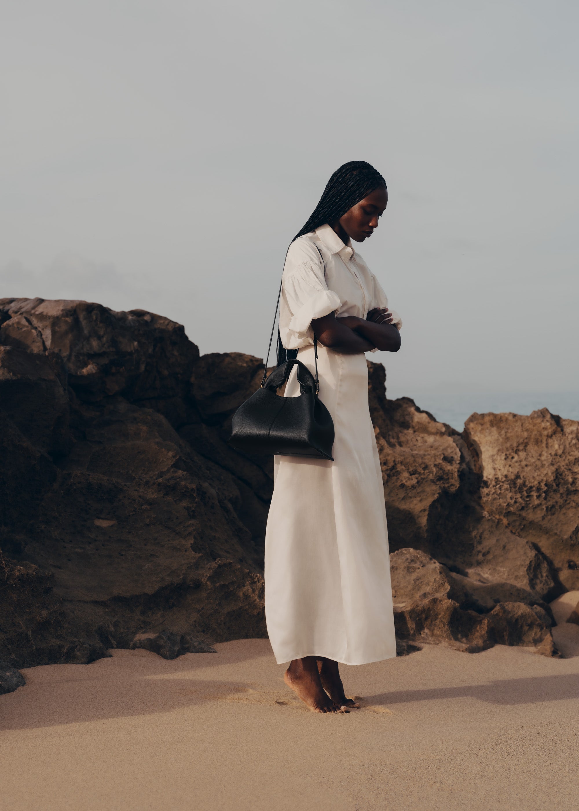 Numéro Neuf — Cuir Grainé Noir
