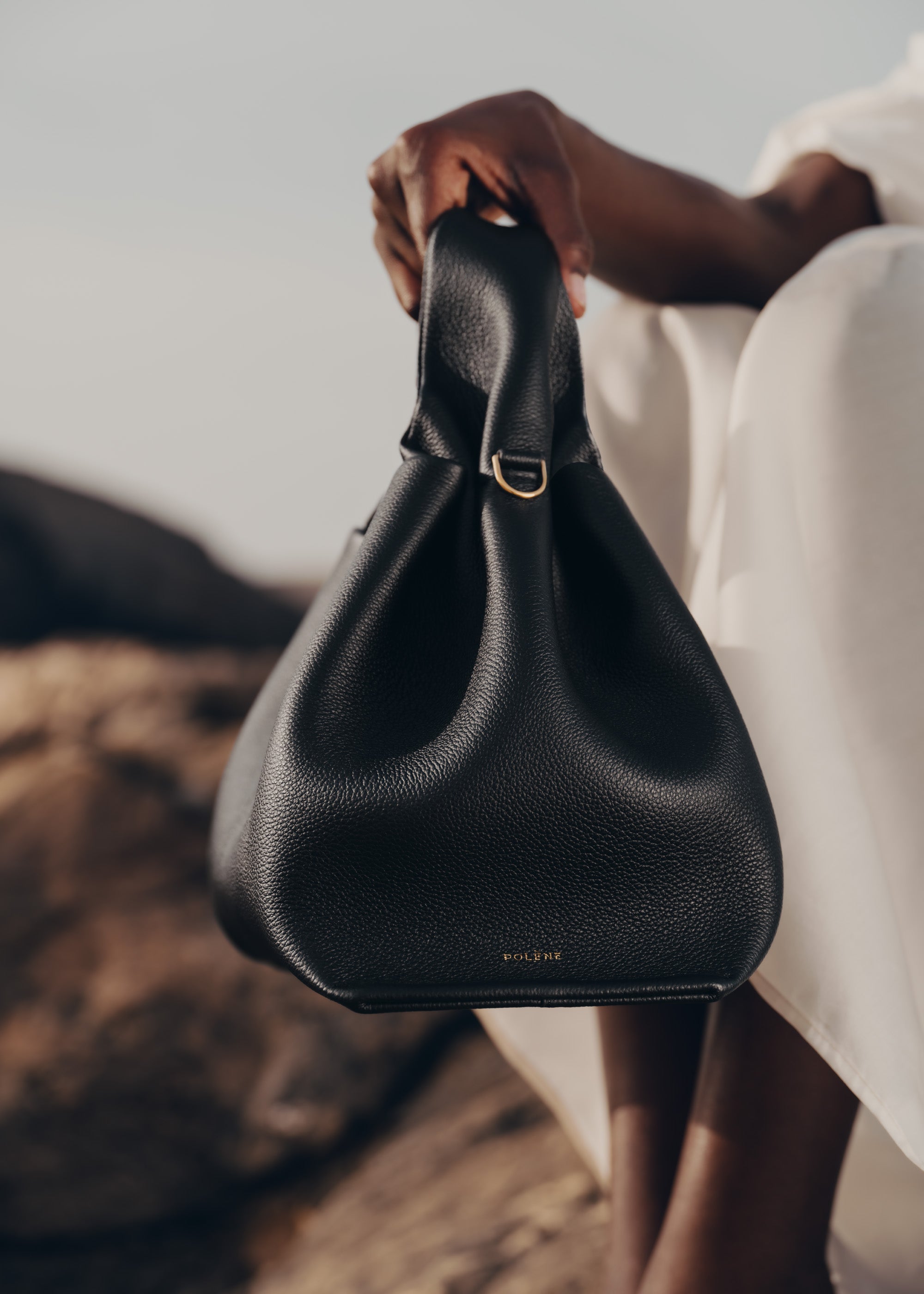 Numéro Neuf — Cuir Grainé Noir