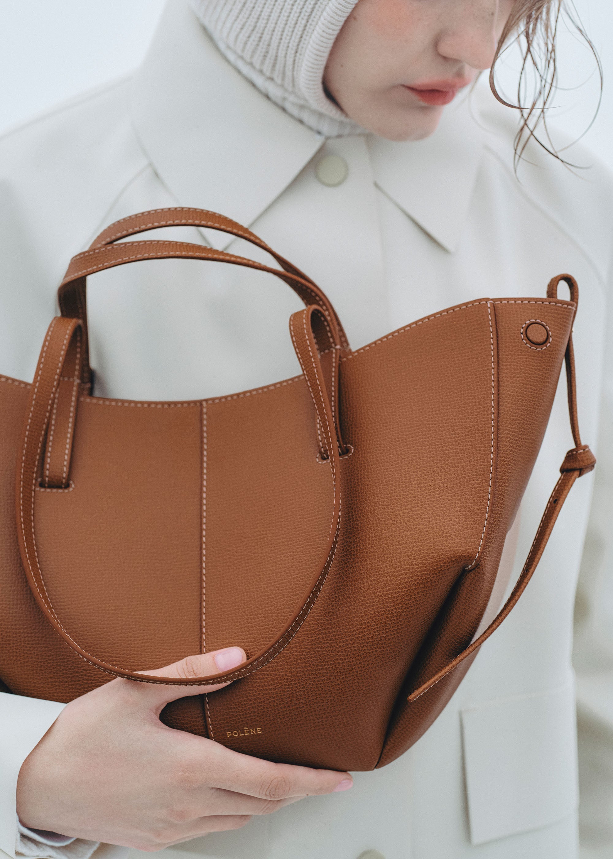Cyme Mini — Cuir Grainé Camel