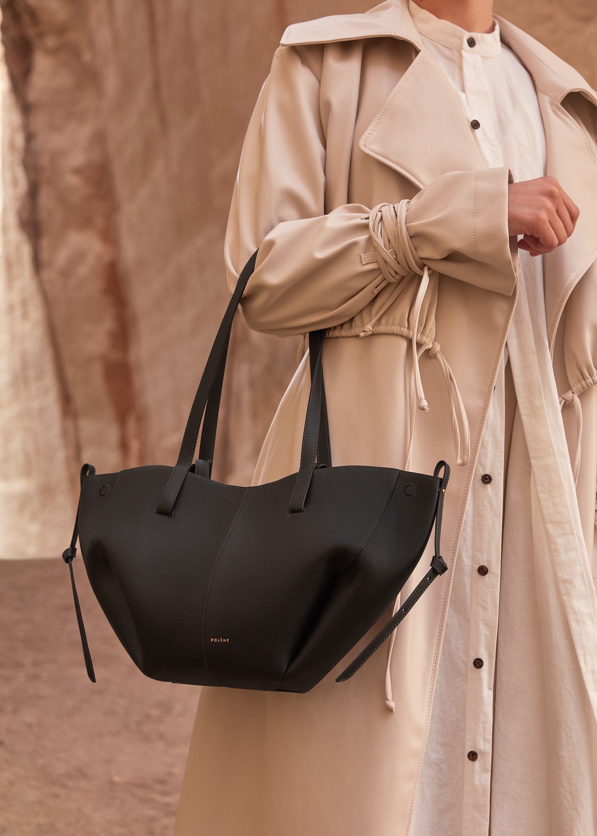 Cyme Mini — Cuir Grainé Noir