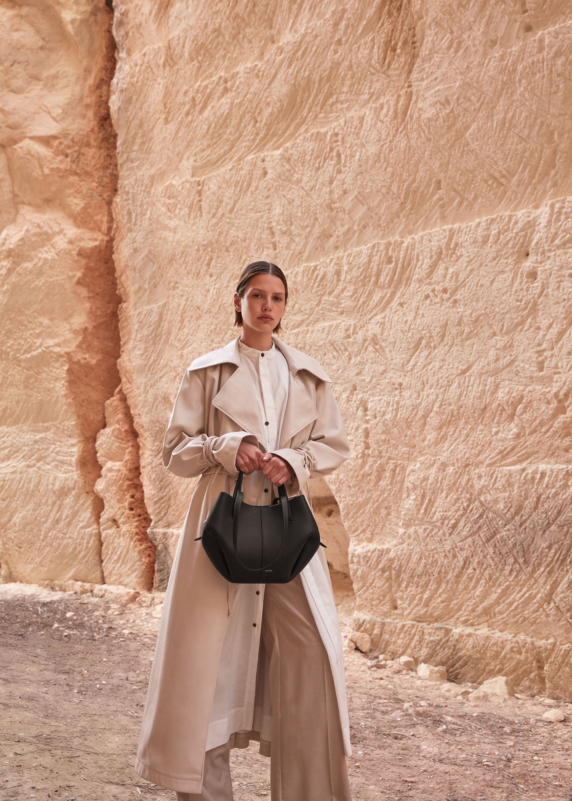 Cyme Mini — Cuir Grainé Noir