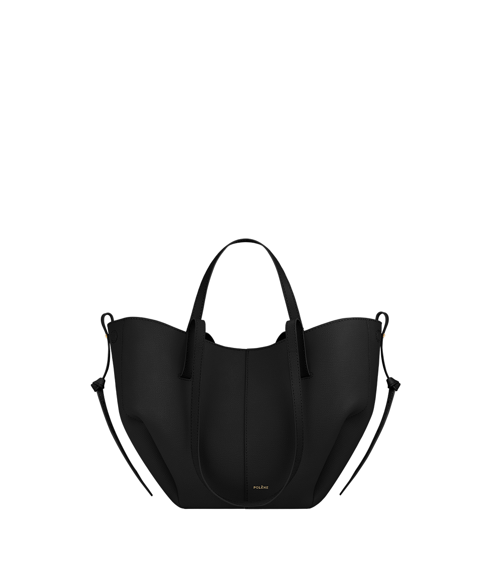 Cyme Mini — Cuir Grainé Noir