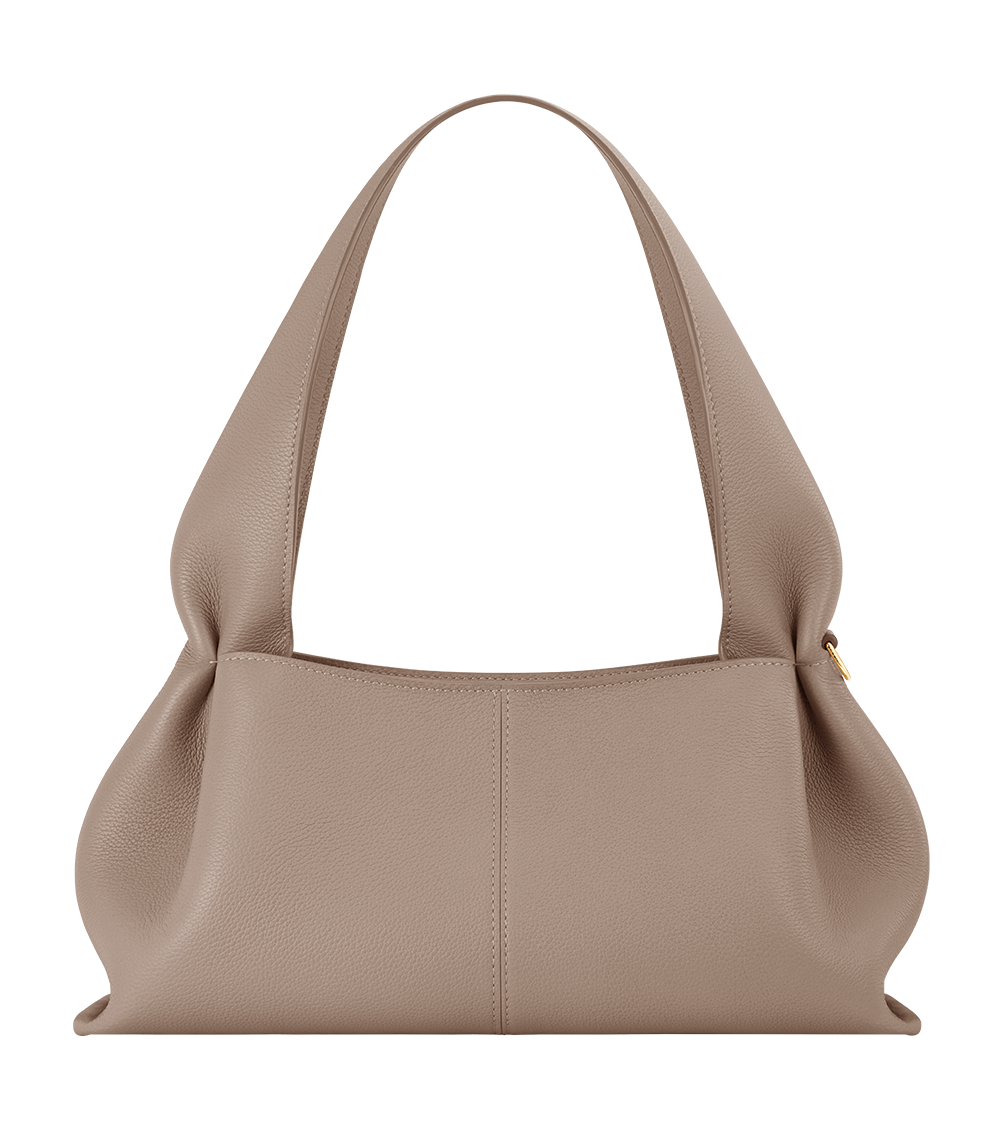 Numéro Neuf East West — Cuir Grainé Taupe