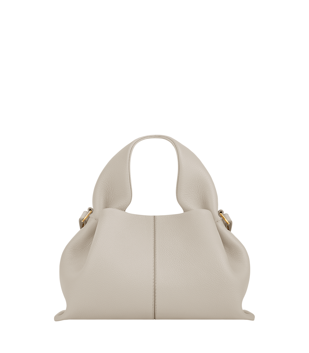 Numéro Neuf Mini — Cuir Grainé Craie