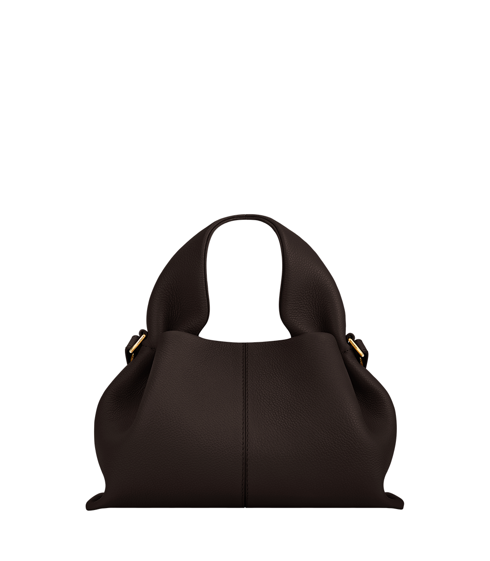 Numéro Neuf Mini — Cuir Grainé Ébène