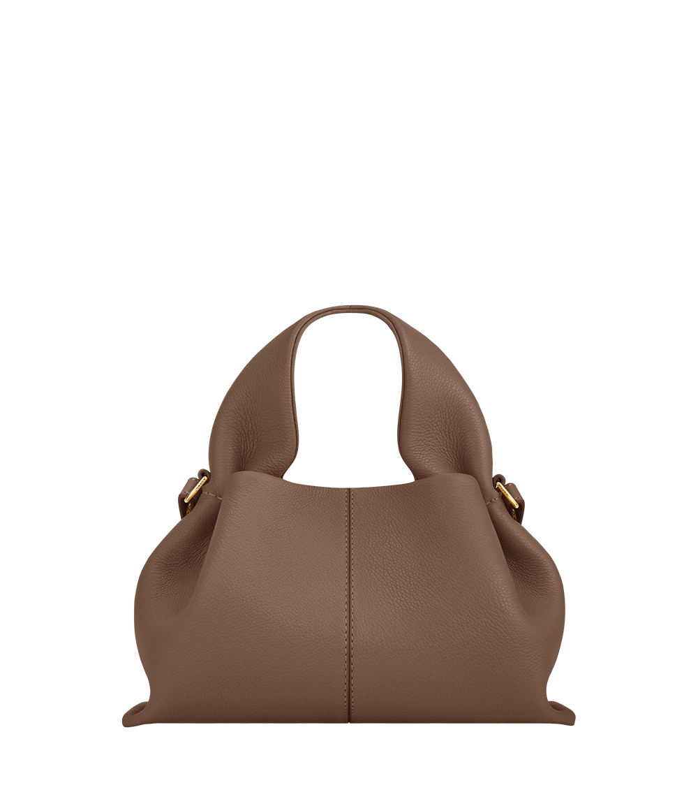 Numéro Neuf Mini — Cuir Grainé Racine