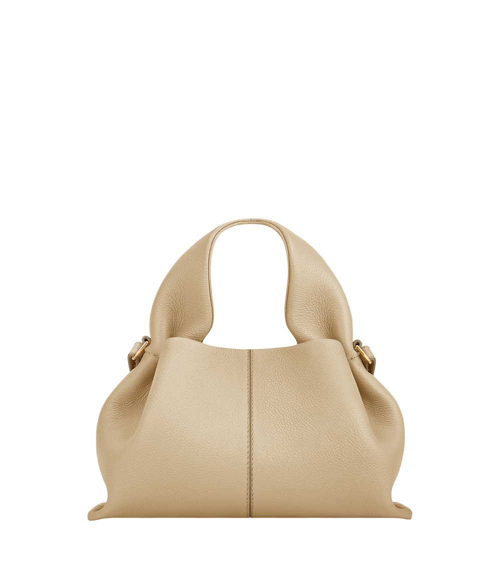 Numéro Neuf Mini — Cuir Grainé Sable