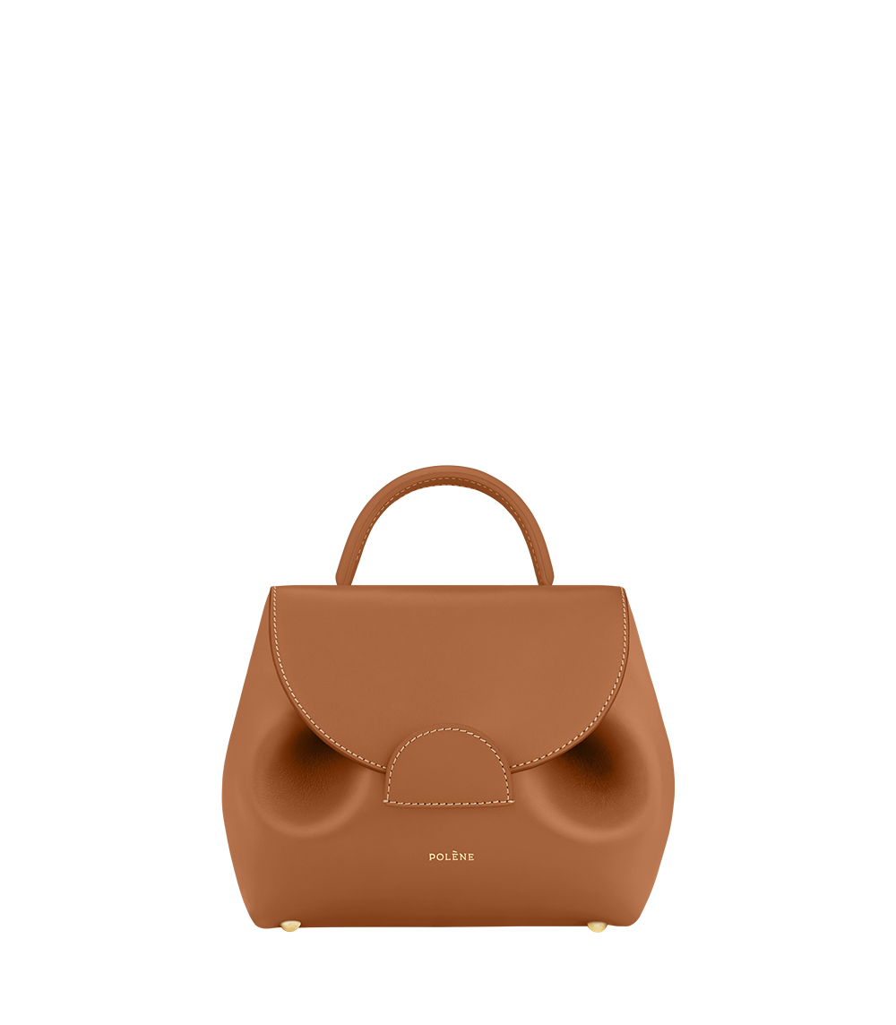 Numéro Un Nano — Cuir Lisse Camel