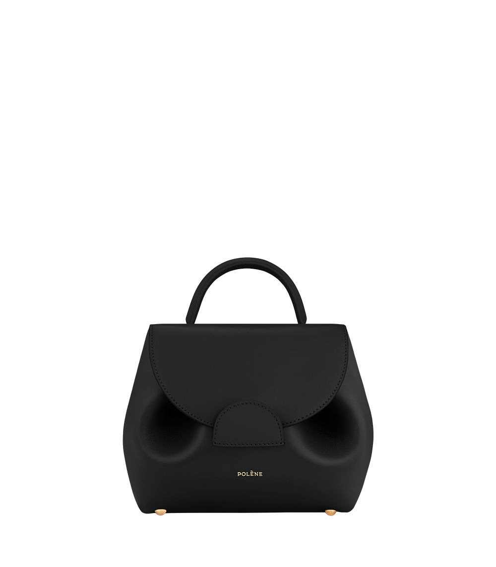 Numéro Un Nano — Cuir Lisse Noir
