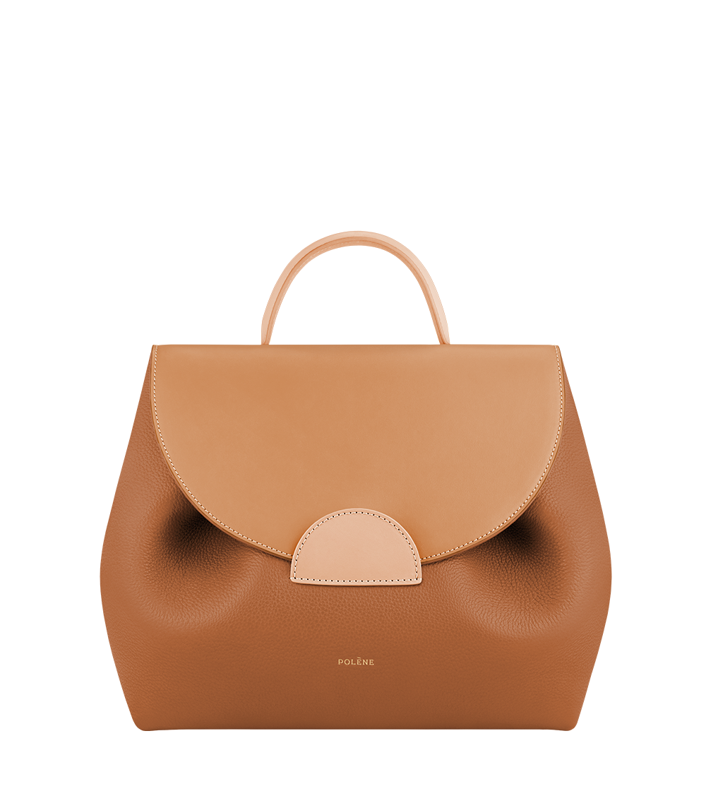 Numéro Un Trio — Cuir Grainé Camel